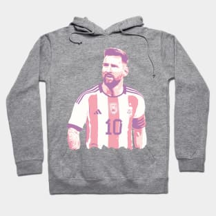 Messi Tribute - Lionel Soccer Player Goat Messi - Ronaldo Soccer Mbappe Messi Argentina Maradona Michael Jordan Inter Miami Ronaldinho Argentina Cristiano Ronaldo - 10 - Barcelona vs real Madrid - World Cup - Mundial de Futbol Hoodie